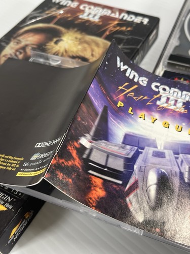 Wing Commander III Heart of Tiger 3DO Long Box CIB Complete 4 Disc Inserts Works - Picture 18 of 24