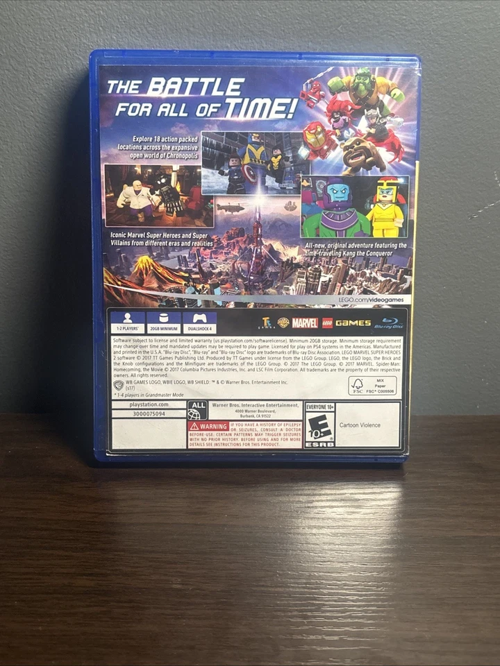 Lego Marvel Super Heroes 2 PS4 (Edición Deluxe) Sin Manual Ni Figura Foto 2 de 4