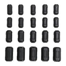 Ferrite Core Clips Pack of 20 to Reduce For RFI in USB and Audio Lines