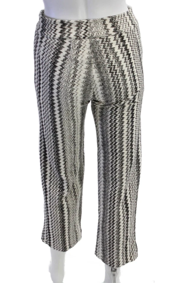 Avenue Montaigne, Pantalones Cortos Mujer Negro Patrón Azteca Talla 0 Foto 3 de 4