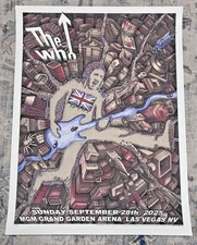 THE WHO 2025 LAS VEGAS, NV 9/28/25 FAREWELL TOUR POSTER EMEK #478/510