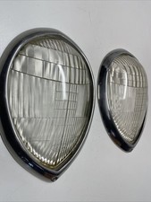 Ford Pass 1937-39 original. Lentes de faros estriados con biseles za