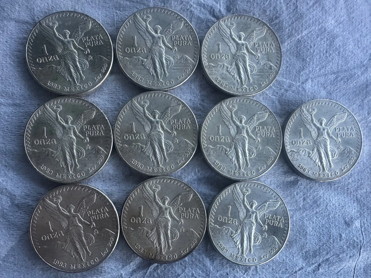 Mexican Libertad 1 oz Precious Metal Content per Unit 1983 Silver