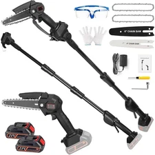 Pole Saw Cordless Chainsaw 2-In-1 Mini Brushless Tree Inch Battery Trimming Elec