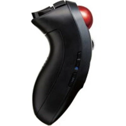 ELECOM Wireless Mouse Trackball Handy Type Relacon Black M-RT1DRBK w/ Receiver - Image 2 of 4