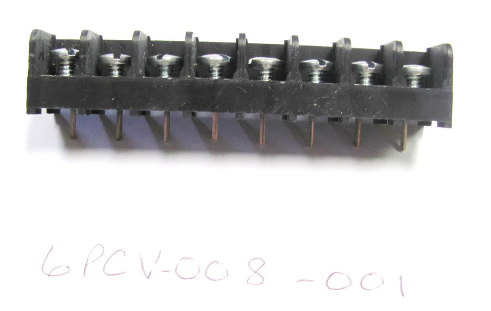 8 Position Barrier Terminal Strip, PC Terminal, 6-32 Screw .375" Pitch FREE SHIP - Image 2 of 2