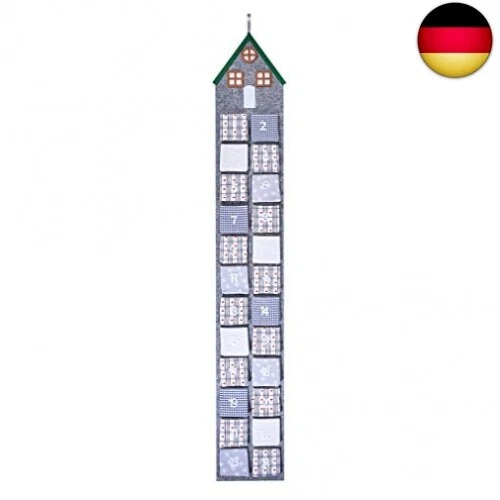 KOHMUI Adventskalender zum befüllen, Weihnachtskalender zum Aufhängen und s - Bild 1 von 6
