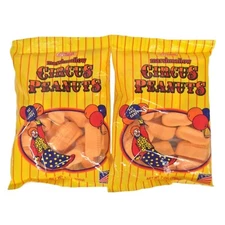 Marshmallow Circus Peanuts Candy by Melster  6 Oz  2 bags