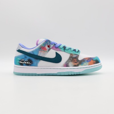 Size 8.5 - Futura Laboratories x Nike Dunk SB Low Bleached Aqua