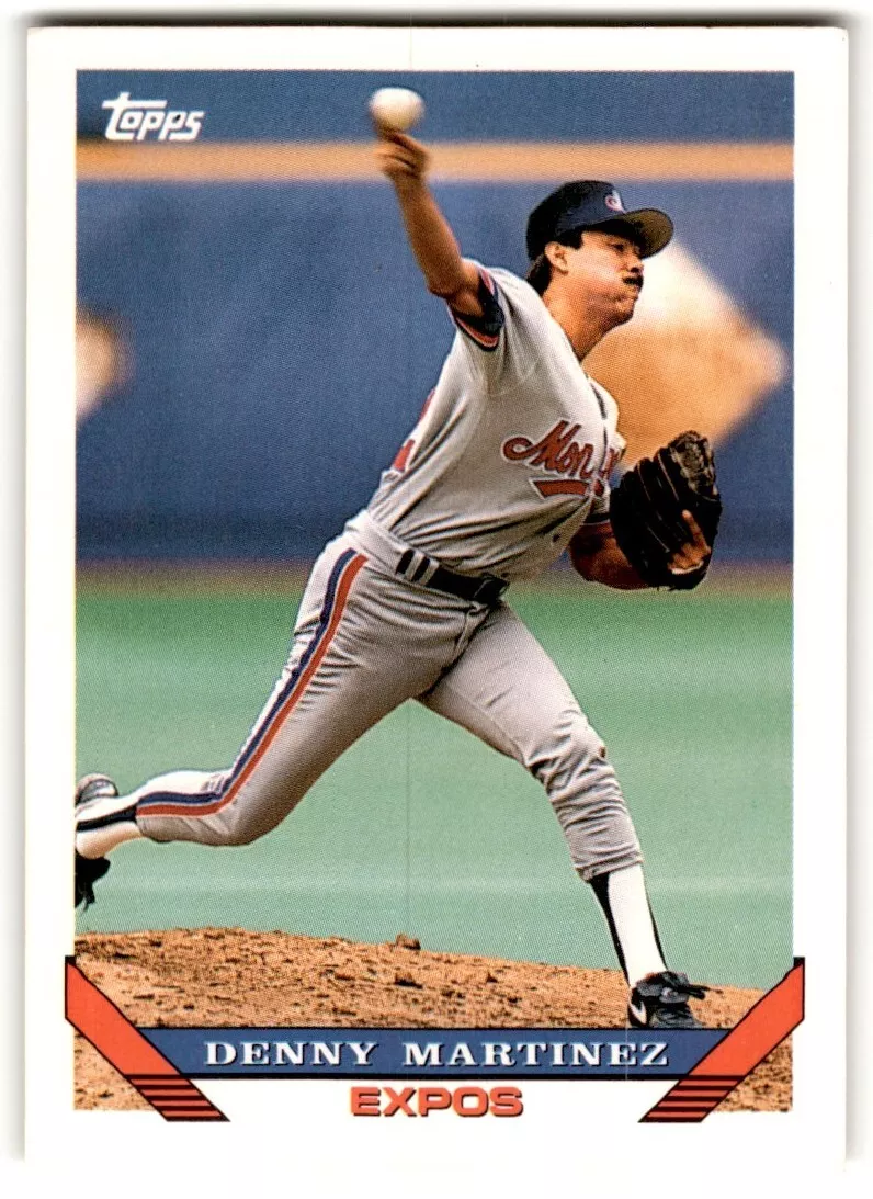 1993 Topps Denny Martinez #610 Montreal Expos