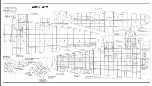 B-17 Flying Fortress 78 in Giant Scale RC AIrplane Printed Plans - Picture 4 of 6
