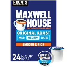 Maxwell House Original Roast Ground Coffee K-Cup Pods24 ct - 8.3 oz Box