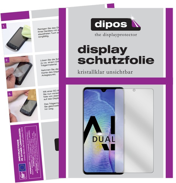 6X Schutzfolie FüR Huawei Mate 20 Klar Displayschutzfolie Folie Display Schutz-image
