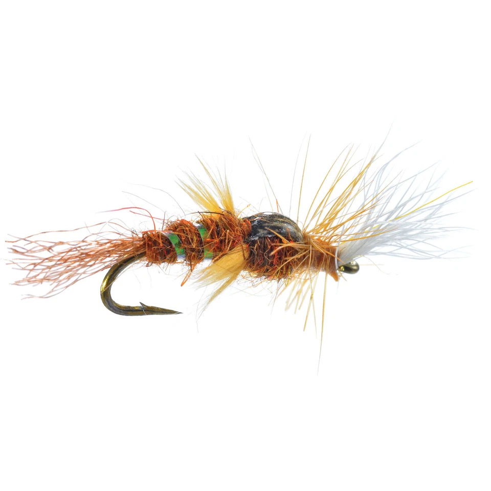Umpqua Poxyback PMD Mercer paquete de 2 moscas de pesca con mosca ninfa Foto 2 de 2