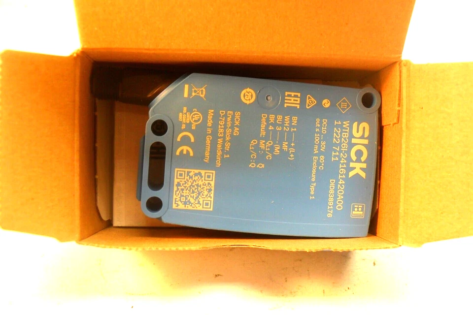 SICK 1222711 - Photoelectric sensor WTB26I-24161420A00 30mm - 3000mm LED Inf. PN - Image 2 of 4