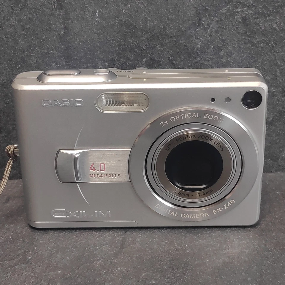 Casio Exilim EX-Z40 Digitalkamera Kamera Silber Mit OVP - Bild 2 von 4