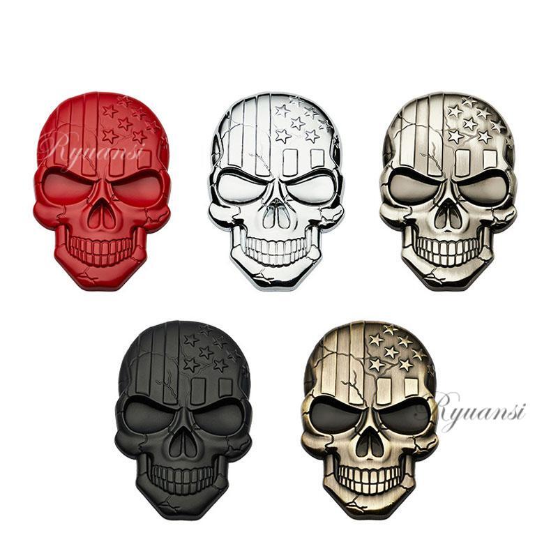 Devil Colors Auto Styling Skeleton New Bone Motorcycle Personalized Logo Sticker