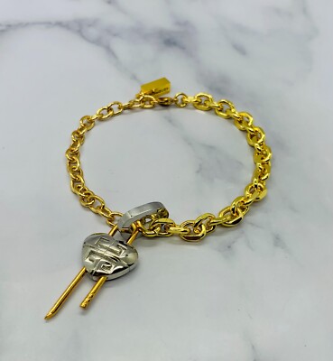 GIVENCHY Heart Lock Bracelet - Pre owned / KY4829