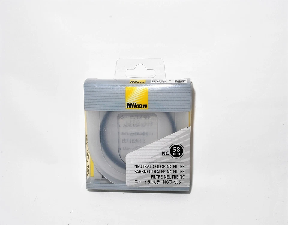 Nikon Neutral Color NC Filter 58mm Lens Protector Clear Filter from Japan - Image 2 of 4