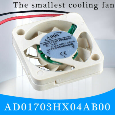 ADDA AD01703HX04AB00 17mm 3.3V Miniature Ultra-Thin Silent Fan Atomic Cooler Fan