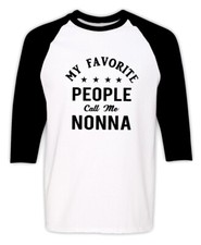 Funny Nonna T Shirt Grandma Grandmother Birthday Christmas Mothers Day Gift Tee