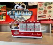 NEW Universal Studios Hollywood 60th Anniversary Tram Studio Tour Popcorn Bucket