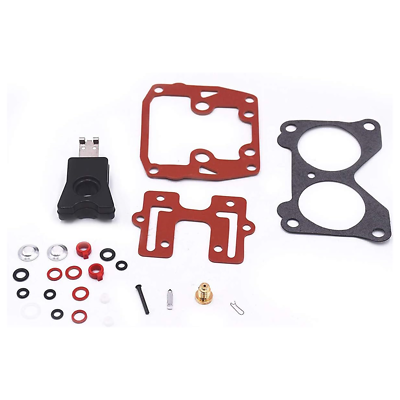 Johnson Evinrude Dual Carb Carburetor Rebuild Kit V-4 85 90 100 115 125 140 HP E - Foto 3