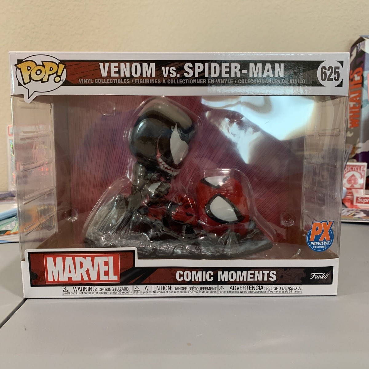 Funko POP! Marvel Venom Vs. Spider-Man 625 Comic Moments PX