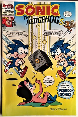 SONIC The HEDGEHOG Comic Book #9 April 1994 First Edition Bagged