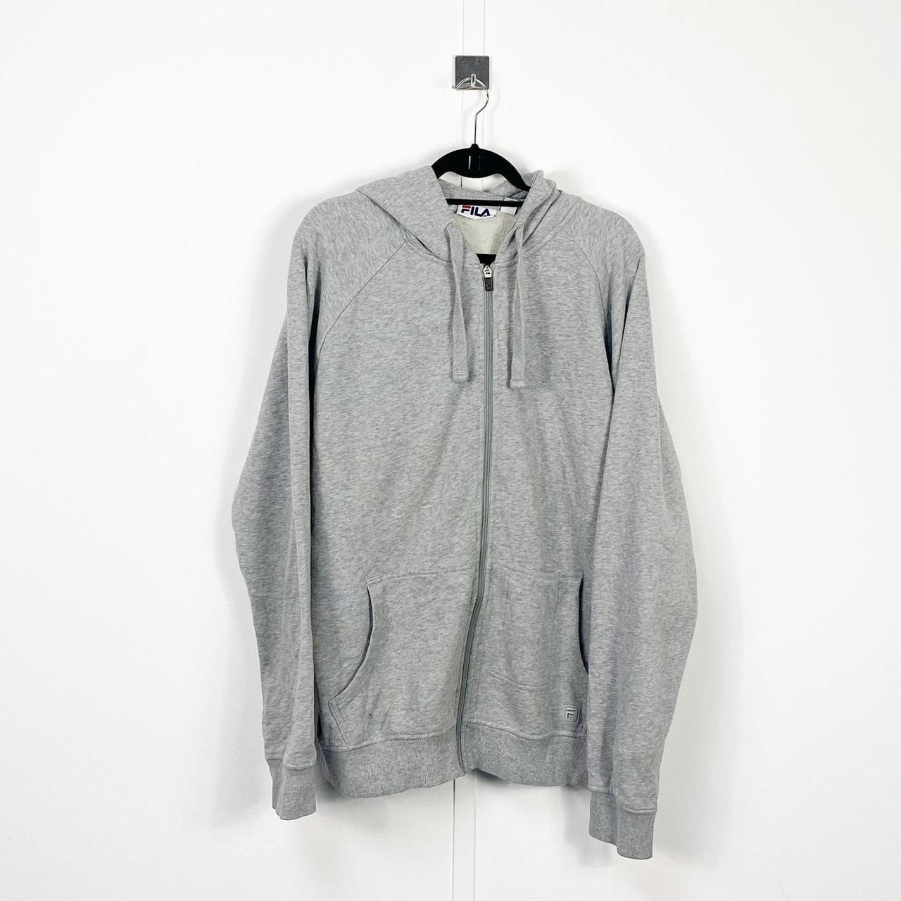 Felpa con cappuccio Fila vintage uomo L grigia