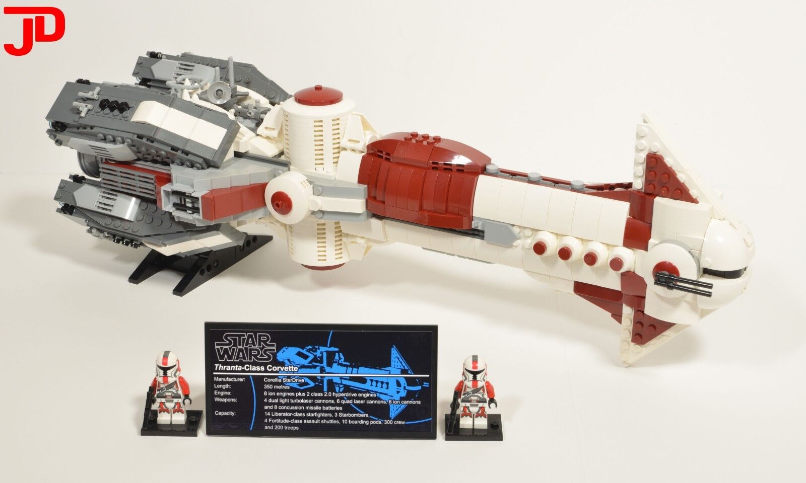 Star Wars Ucs Thranta-Class Corvette Instructions Only Collectors Moc (For  Lego) | Ebay