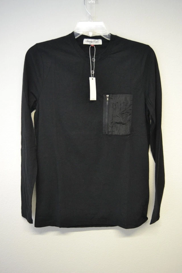 Sovereign Code Mens Bryce Henley Zip Pocket Shirt Choose Color Sz S $45 NWT - Image 2 of 2