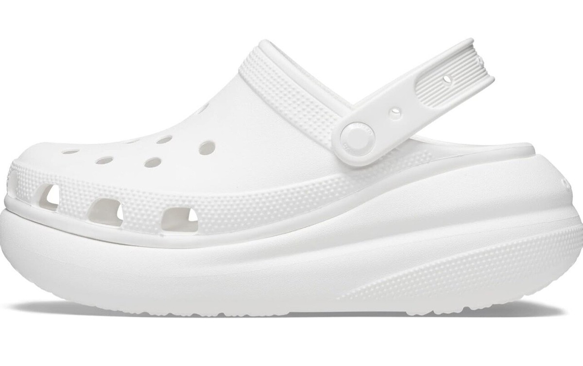 Crocs Classic Crush Clog White Men's size 12 BRAND NEW!!!