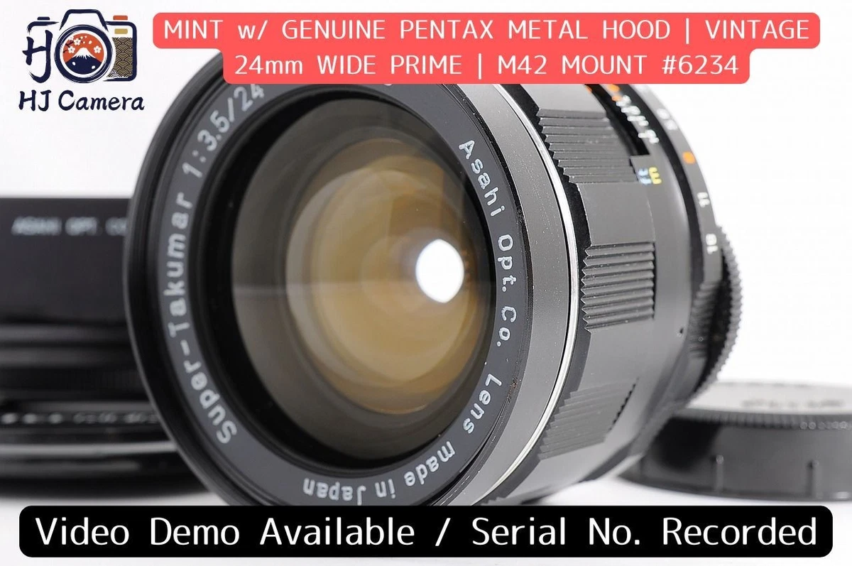 PENTAX f/3.5 Camera Lenses 24mm Focal for sale | eBay