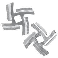 MAYITOP (2) Meat Grinder Cutting Blade Knife STAINLESS for Waring 026552 MG10...