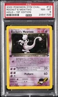 2000 POKEMON GYM CHALLENGE HOLO-1ST EDITION #14 ROCKET'S MEWTWO PSA 8