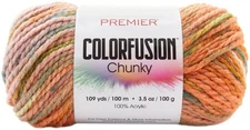 Premier Colorfusion Chunky Yarn-Painted Desert - 3 Pack
