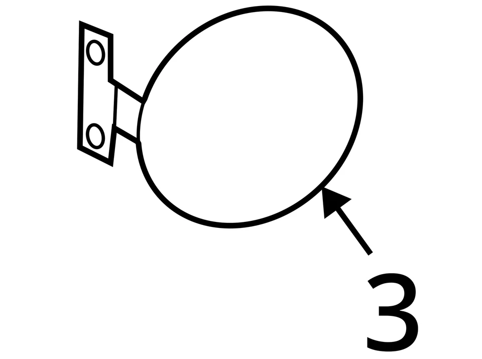 ADEQUADO PARA 05-07 FORD ESCAPE/MERCURY MARINER PORTA DE COMBUSTÍVEL 5L8Z78405A26AA - NOVO FABRICANTE DE EQUIPAMENTO ORIGINAL - Imagem 4 de 4