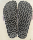Birkenstock SZ 37 Madrid Big Buckle Oiled Leather Purple Fog PRISTINE — photo 2