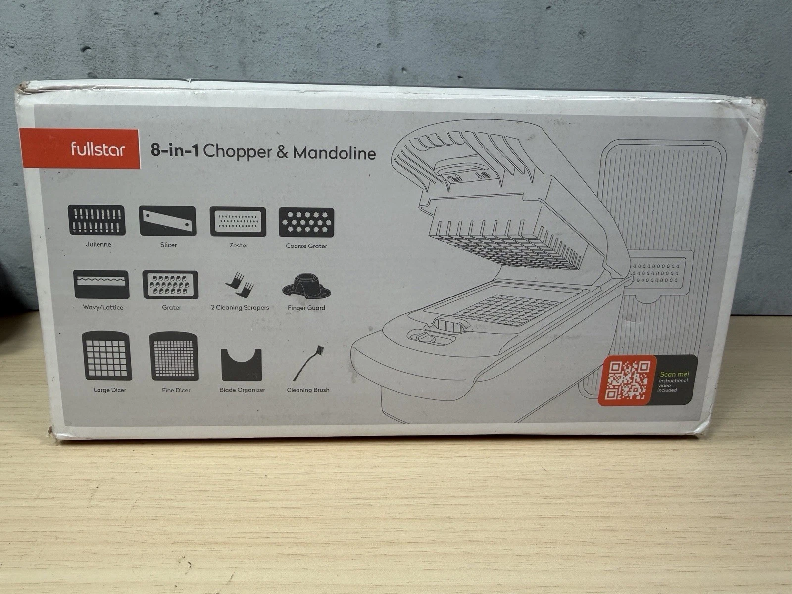 Fullstar All-in-1 Vegetable Chopper, Mandoline Slicer & Cheese Grater 8 In 1
Opens in a new window o