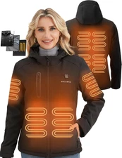 Heated Jacket for Women with 12V 20000 Mah Battery Pack, Women'S Winter Jackets 