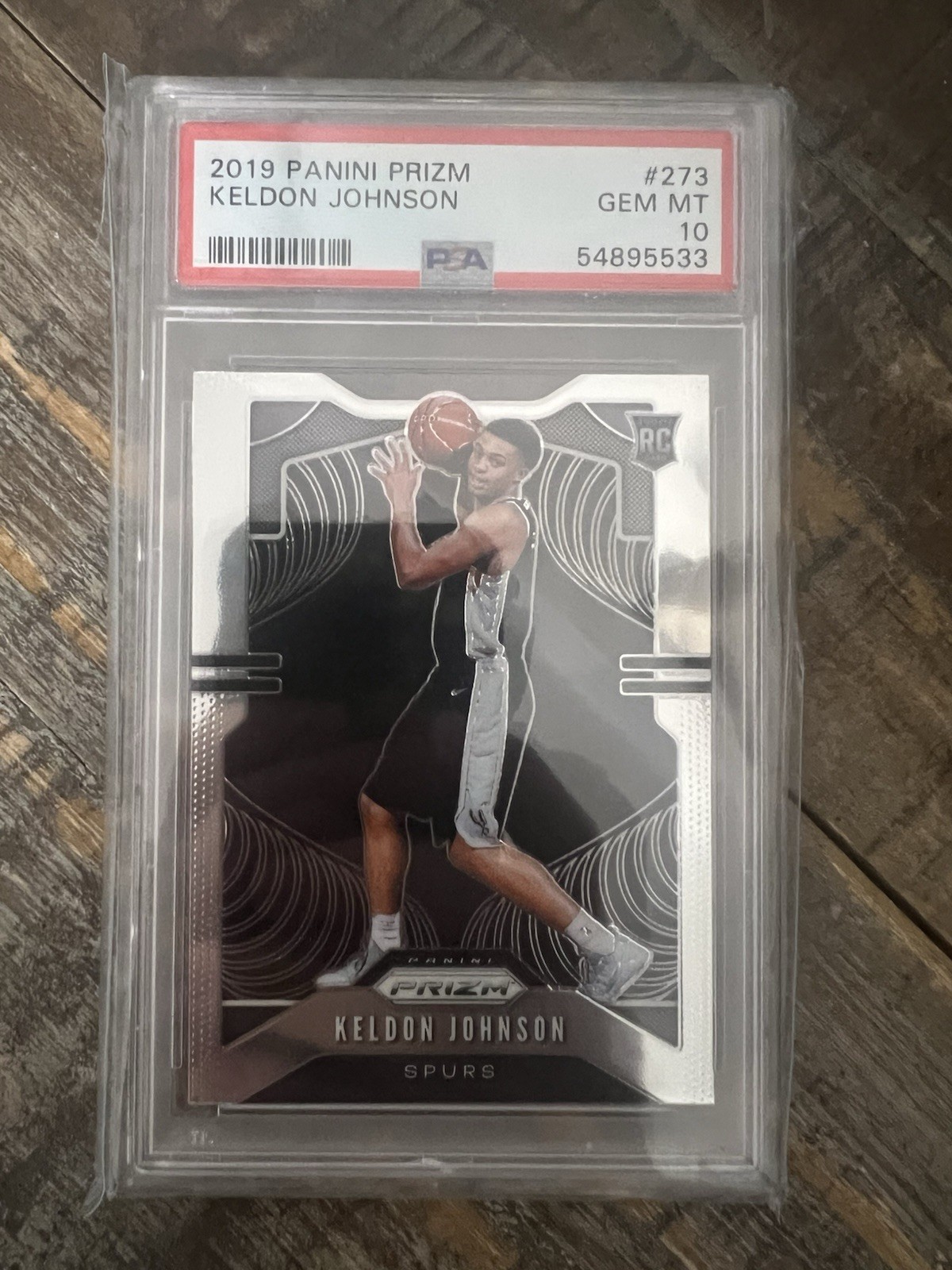 2019-20 Panini Prizm Rookie Keldon Johnson Psa 10 #273