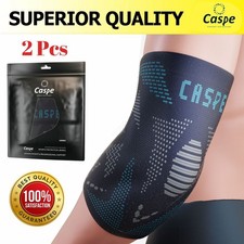 Caspe 2X Tennis Elbow Brace Support Compression Sleeve Arthritis Arm Joint Pain
