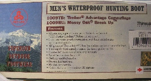 Proline 9" Camo Waterproof Hunting Boots Size 8.5 - Image 2 of 2