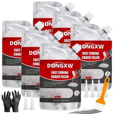 Concrete Crack Filler  Sealant, 6Pcs Self-Leveling, High Elasticity Cement