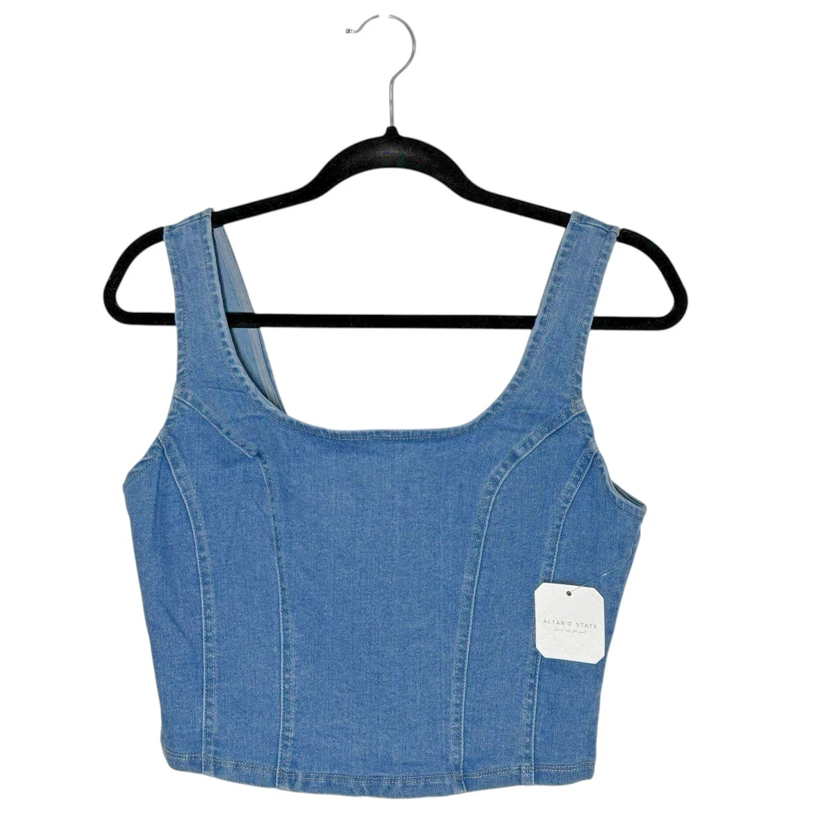 Haut Tricoté Altar'd State Orange Brûlé, Taille Junior Large, Manches Cloche - Occasion En Très Bon état