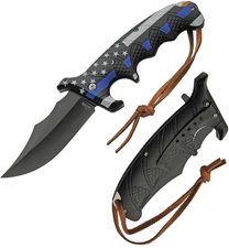 Rite Edge Defender Assisted Folding Knife 3.5" Black 420 Steel Blade ABS Handle