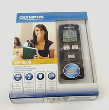 Olympus VN-6000 Handheld Indexing Digital Voice Recorder 1GB Memo Notes