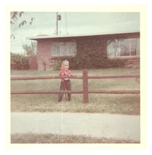 70s American Boy Toy Horse Photo Snapshot California