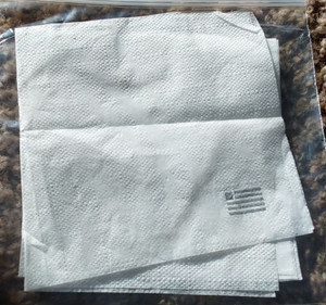 2 US AIRWAYS PAPER COCKTAIL NAPKINS